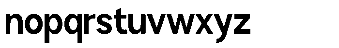 Brigife Bold Semi Condensed Font LOWERCASE