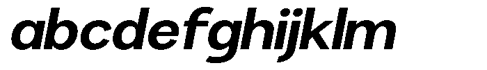 Brigife Bold Semi Expanded Slant FONT