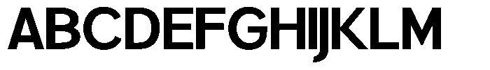 Brigife Bold Semi Expanded Font UPPERCASE