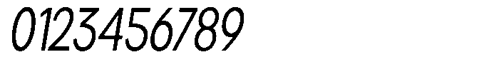 Brigife Condensed Slant Font OTHER CHARS