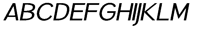 Brigife Expanded Slant Font UPPERCASE
