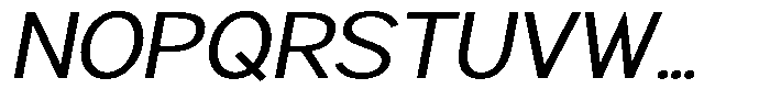 Brigife Expanded Slant Font UPPERCASE