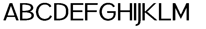 Brigife Expanded Font UPPERCASE