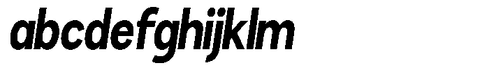 Brigife Extra Bold Condensed Slant FONT