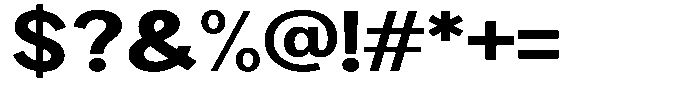 Brigife Extra Bold Expanded Font OTHER CHARS