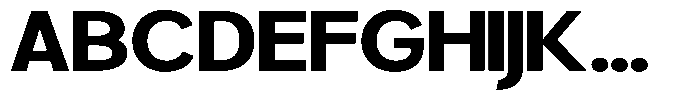 Brigife Extra Bold Expanded Font UPPERCASE