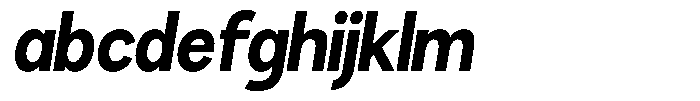 Brigife Extra Bold Semi Condensed Slant FONT