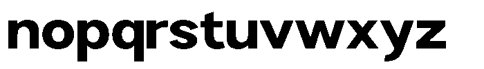Brigife Extra Bold Semi Expanded Font LOWERCASE
