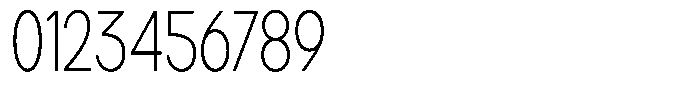 Brigife Extra Light Condensed Font OTHER CHARS