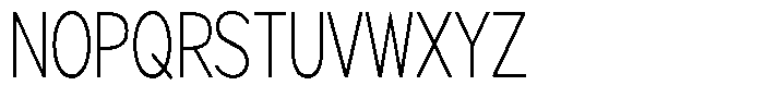 Brigife Extra Light Condensed Font UPPERCASE