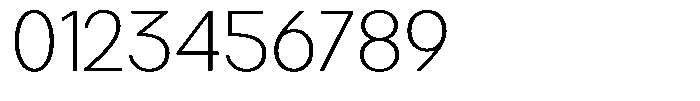 Brigife Extra Light Semi Expanded Font OTHER CHARS