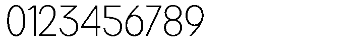 Brigife Extra Light Font OTHER CHARS