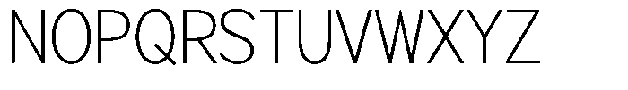 Brigife Extra Light Font UPPERCASE