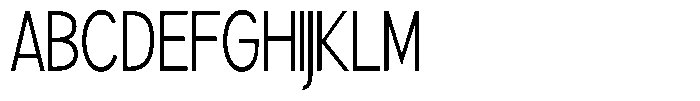 Brigife Light Condensed Font UPPERCASE