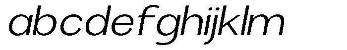 Brigife Light Expanded Slant FONT