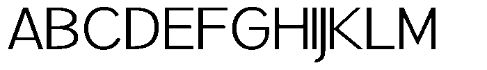 Brigife Light Expanded Font UPPERCASE