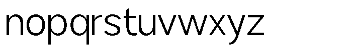 Brigife Light Font LOWERCASE
