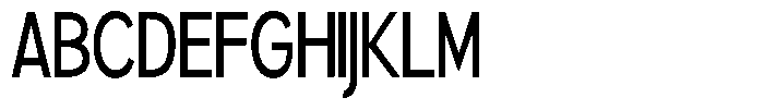 Brigife Medium Condensed Font UPPERCASE