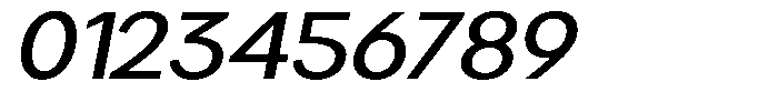 Brigife Medium Expanded Slant Font OTHER CHARS