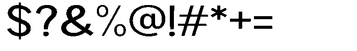 Brigife Medium Expanded Font OTHER CHARS