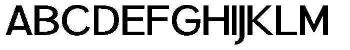 Brigife Medium Expanded Font UPPERCASE