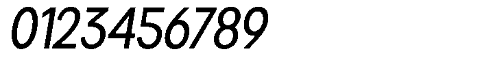 Brigife Medium Semi Condensed Slant Font OTHER CHARS
