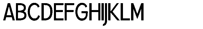 Brigife Medium Semi Condensed Font UPPERCASE