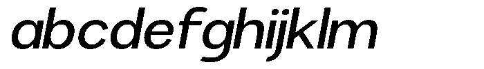 Brigife Medium Semi Expanded Slant FONT