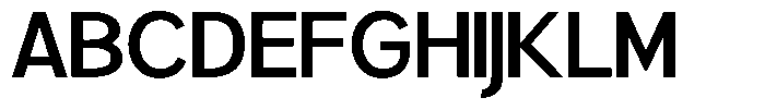 Brigife Semi Bold Semi Expanded Font UPPERCASE