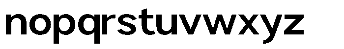 Brigife Semi Bold Semi Expanded Font LOWERCASE