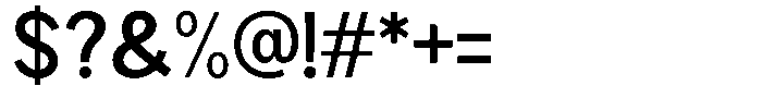 Brigife Semi Bold Font OTHER CHARS
