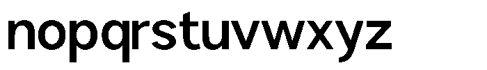 Brigife Semi Bold Font LOWERCASE