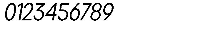 Brigife Semi Condensed Slant Font OTHER CHARS