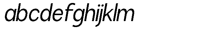 Brigife Semi Condensed Slant FONT