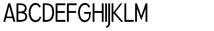 Brigife Semi Condensed Font UPPERCASE