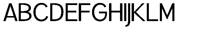 Brigife Semi Expanded Font UPPERCASE