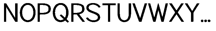 Brigife Semi Expanded Font UPPERCASE