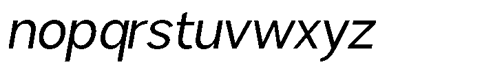 Brigife Slant Font LOWERCASE