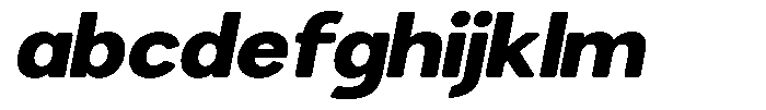 Brigife Soft Black Semi Expanded Italic FONT