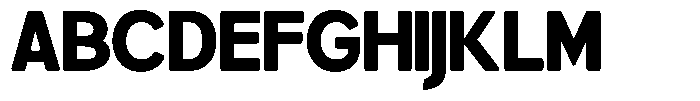Brigife Soft Black Font UPPERCASE