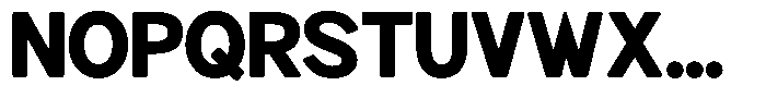 Brigife Soft Black Font UPPERCASE