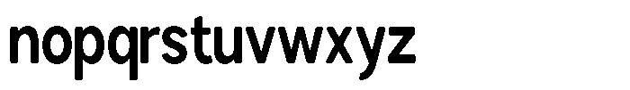 Brigife Soft Bold Condensed Font LOWERCASE