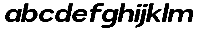 Brigife Soft Bold Expanded Italic FONT