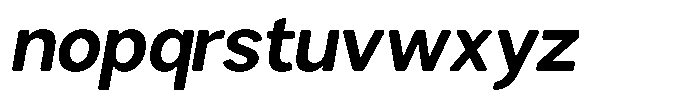 Brigife Soft Bold Italic Font LOWERCASE