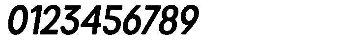 Brigife Soft Bold Semi Condensed Italic Font OTHER CHARS