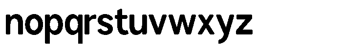 Brigife Soft Bold Semi Condensed Font LOWERCASE