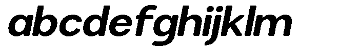 Brigife Soft Bold Semi Expanded Italic FONT