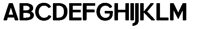 Brigife Soft Bold Semi Expanded Font UPPERCASE