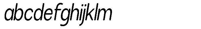 Brigife Soft Condensed Italic FONT