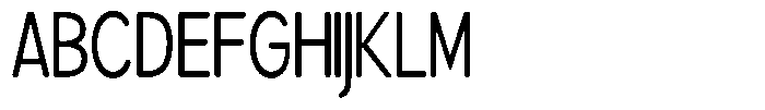 Brigife Soft Condensed Font UPPERCASE